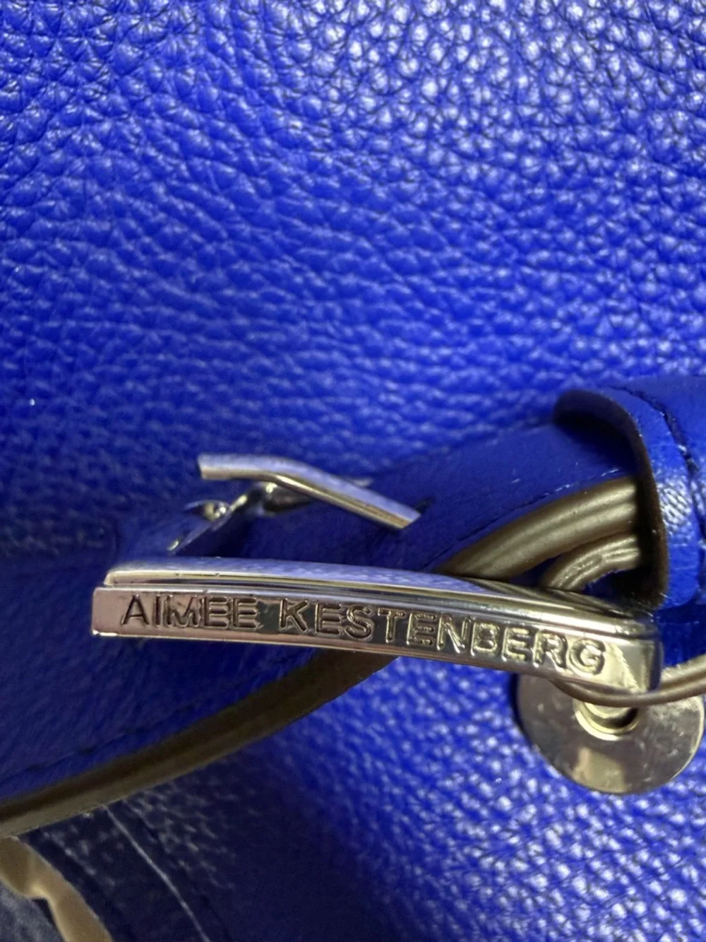 Aimee Kestenberg Cobalt Blue Leather Crossbody Bag - Picture 5 of 11